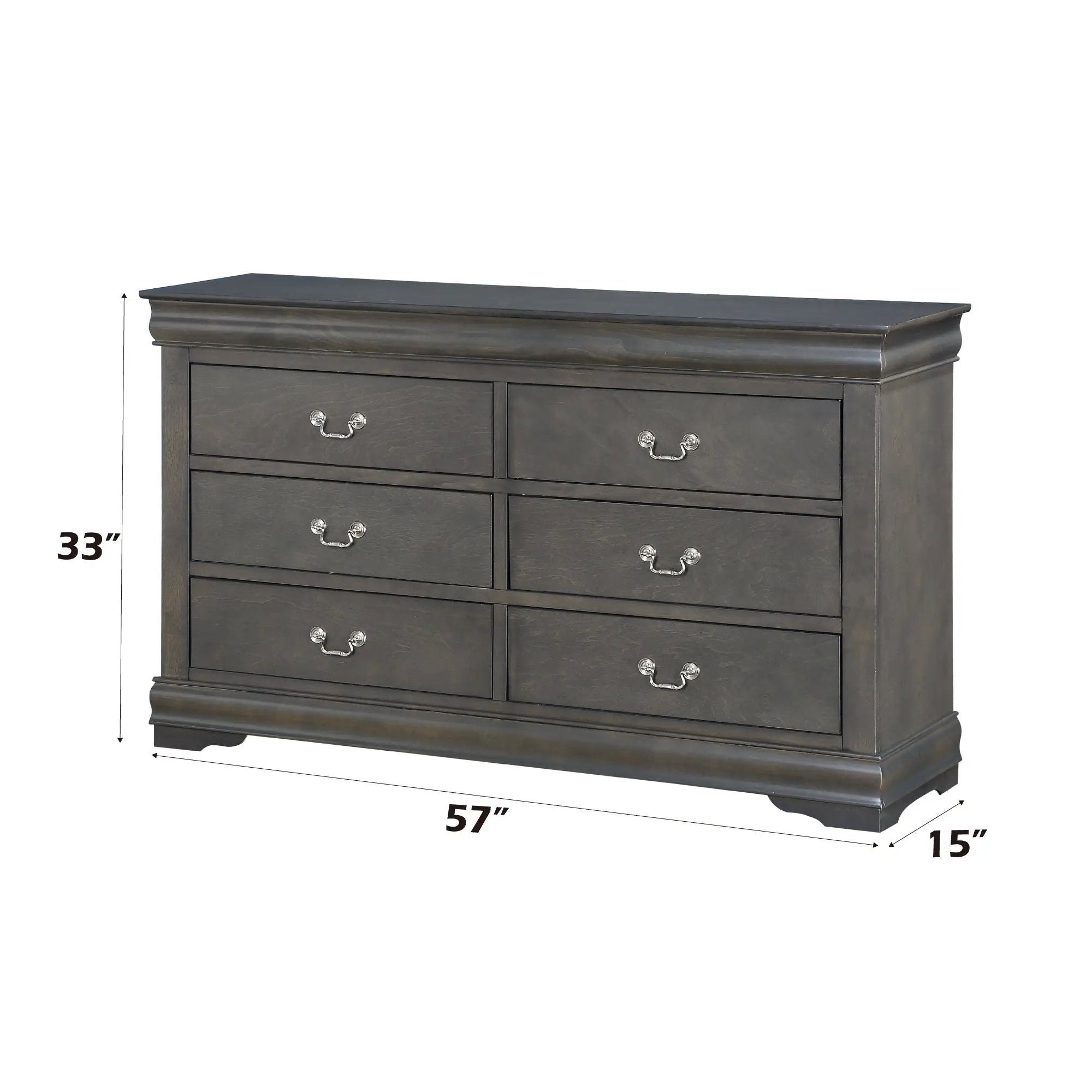 Louis Philippe - Bedroom Dresser, Sleek Design by HouseOfZazla