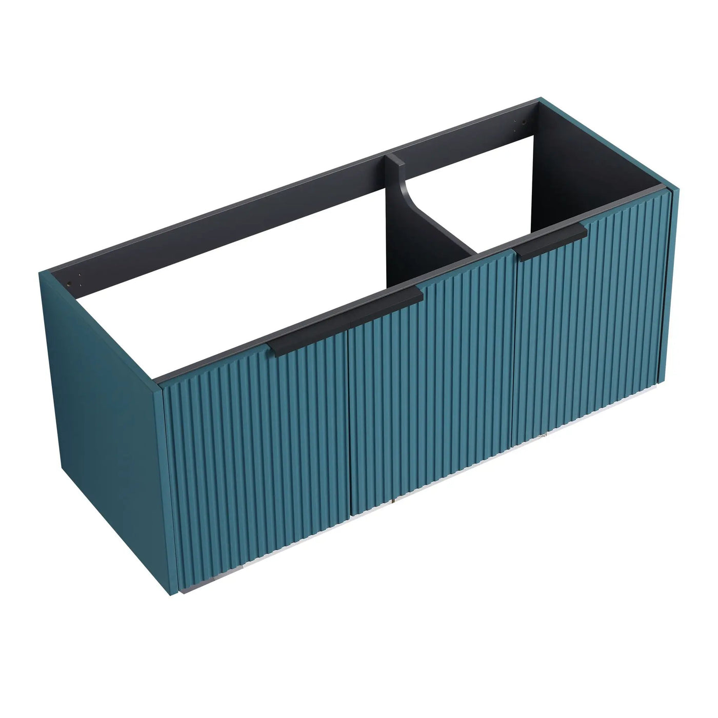 Contemporary Wall Mounted Bathroom Vanity With Soft Close Doors by HouseOfZazla