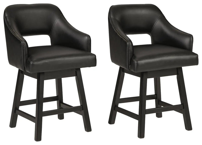 Tallenger - Upholstered Swivel Barstool (Set of 2) by Unique Piece Furniture