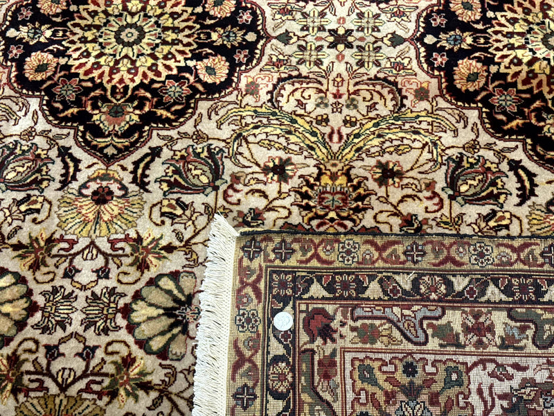 Indian Agra Rug 9x12, Fine Oriental Carpet by Jewel Rugs