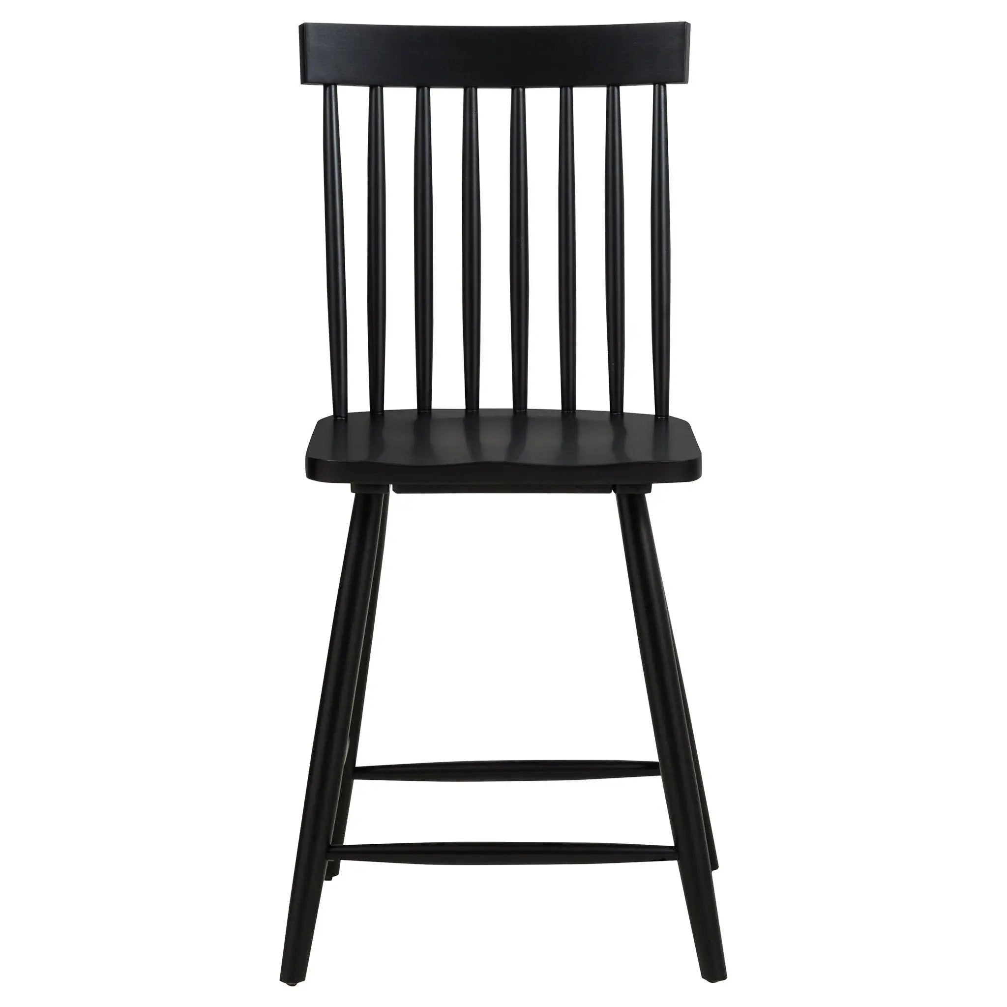 Andrews Windsor Counter Height Dining Side Chair Black (Set of 2) by Unique Piece Furniture