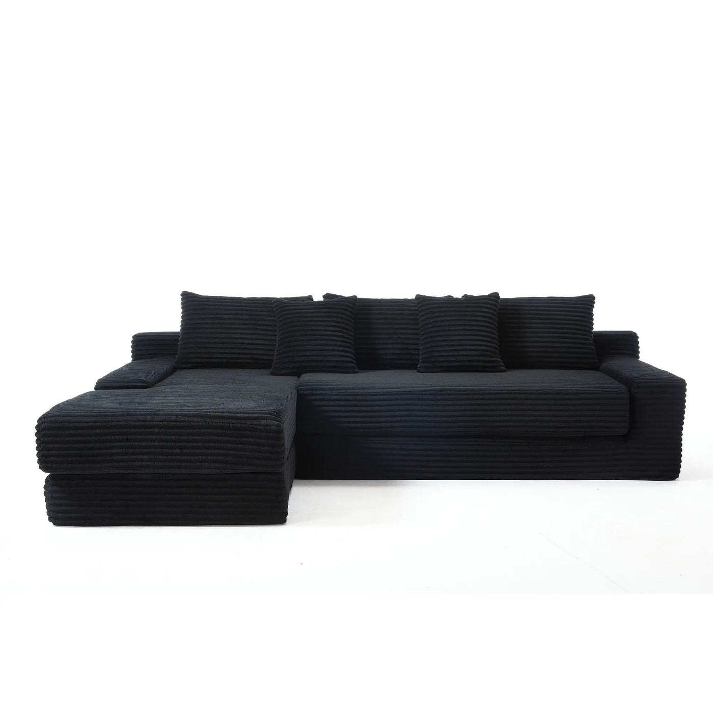 Modern L - Shaped Sectional Couch With Memory Foam by Unique Piece Furniture