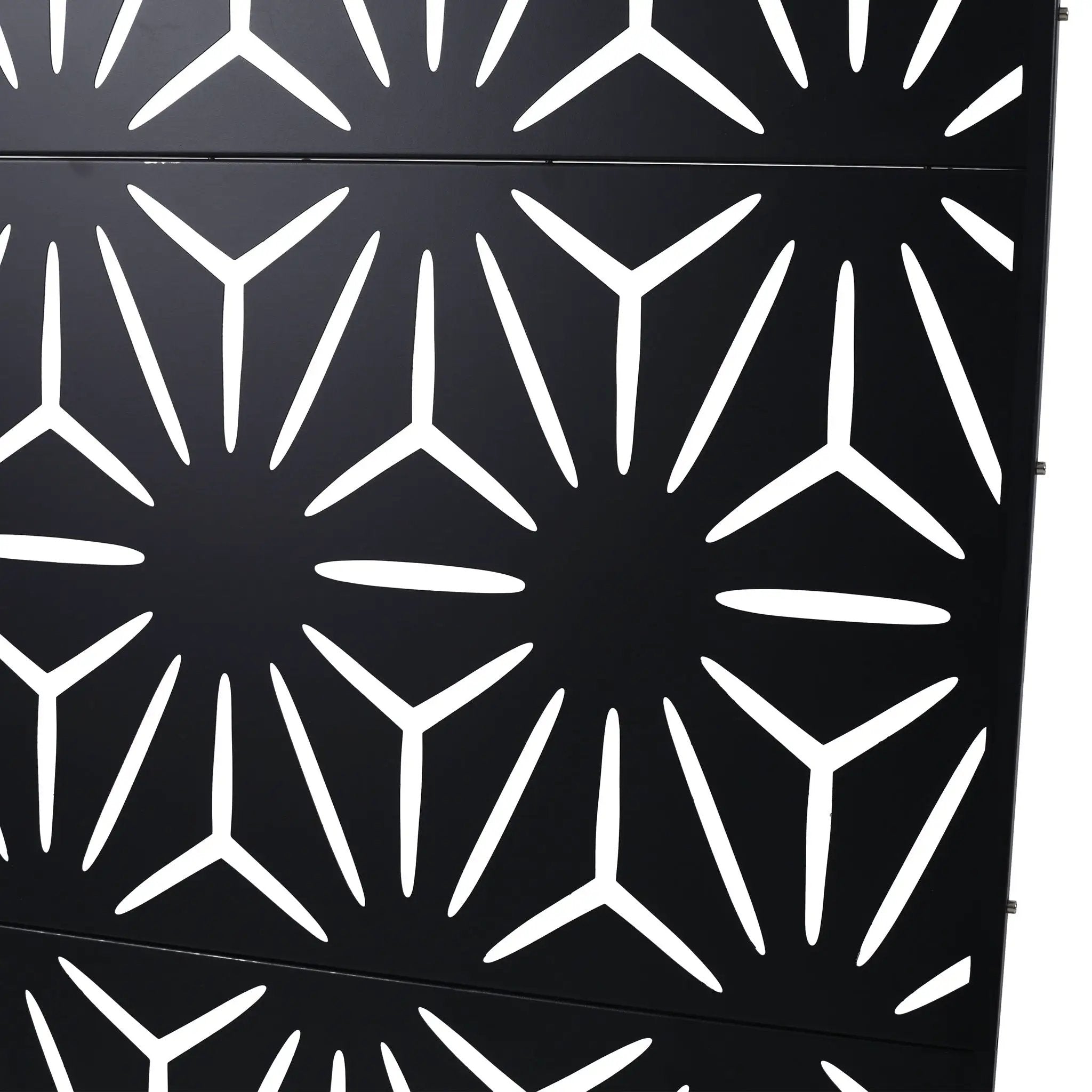 Outdoor & Indoor Metal Privacy Screen, Freestanding Decorative Panels by Unique Piece Furniture