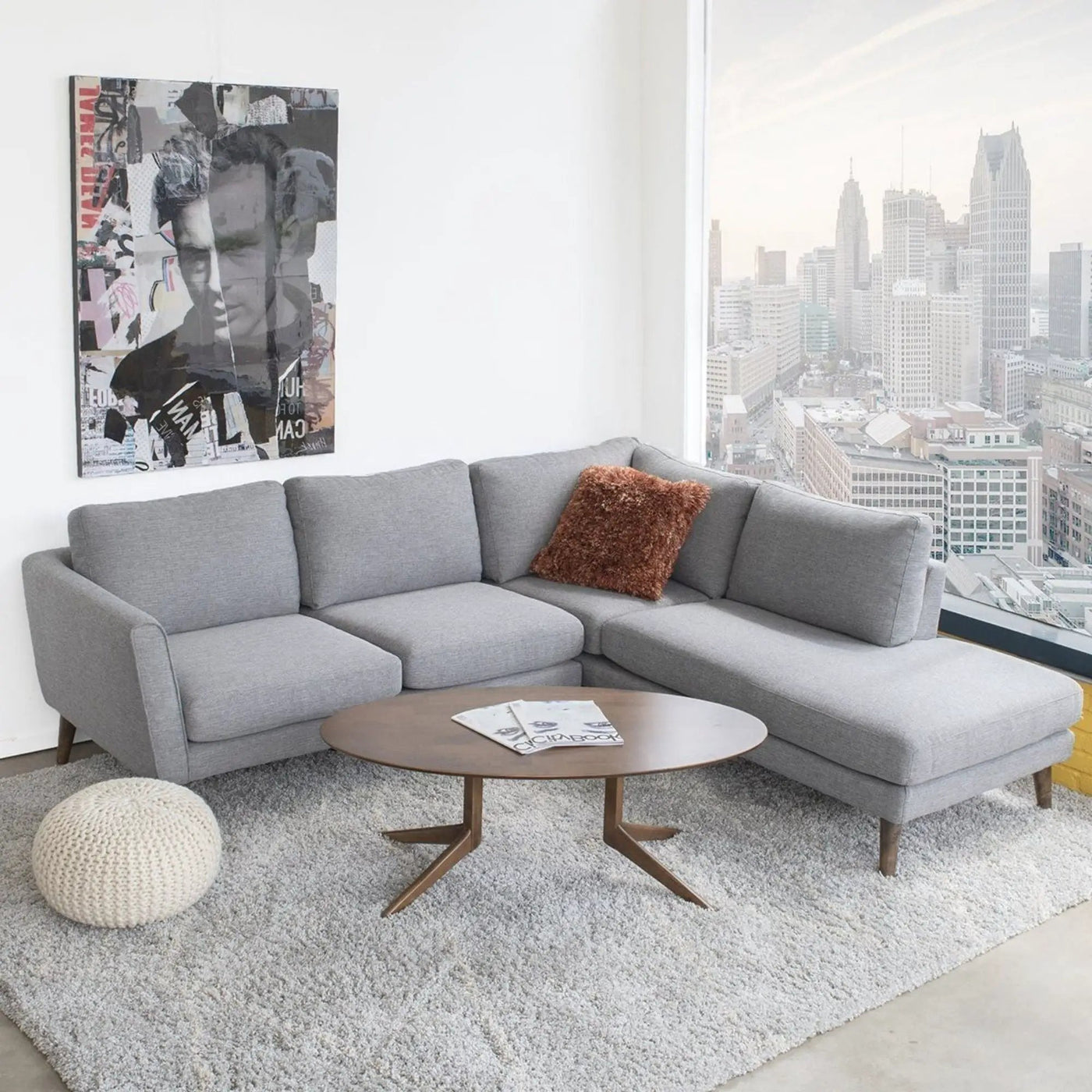 Benson - Sectional Sofa With Chaise by HouseOfZazla