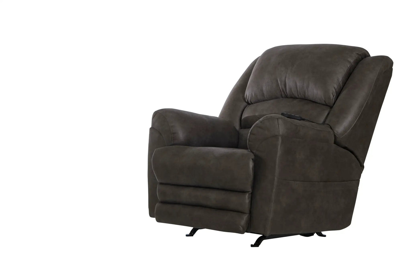 Hayden - Chaise Rocker Recliner With Heat / Massage & Oversize Xtra Comfort Footrest by Unique Piece Furniture