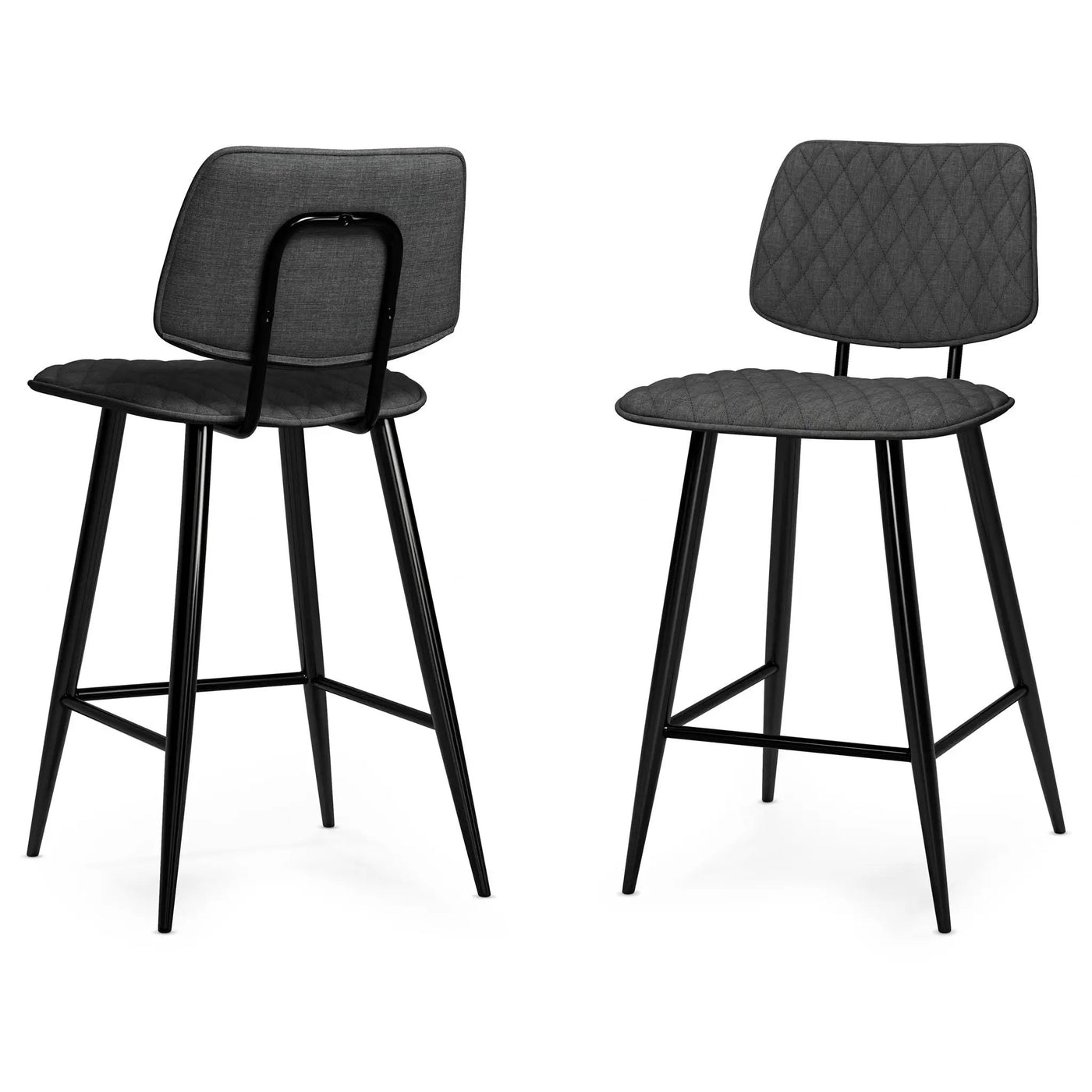 Raya - Upholstered Counter Height Stool (Set of 2) by HouseOfZazla