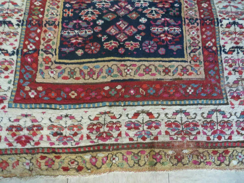 4' X11' Antique Handmade Turkish Anatolian Wool Corridor Kalegy Runner Rug by Jewel Rugs