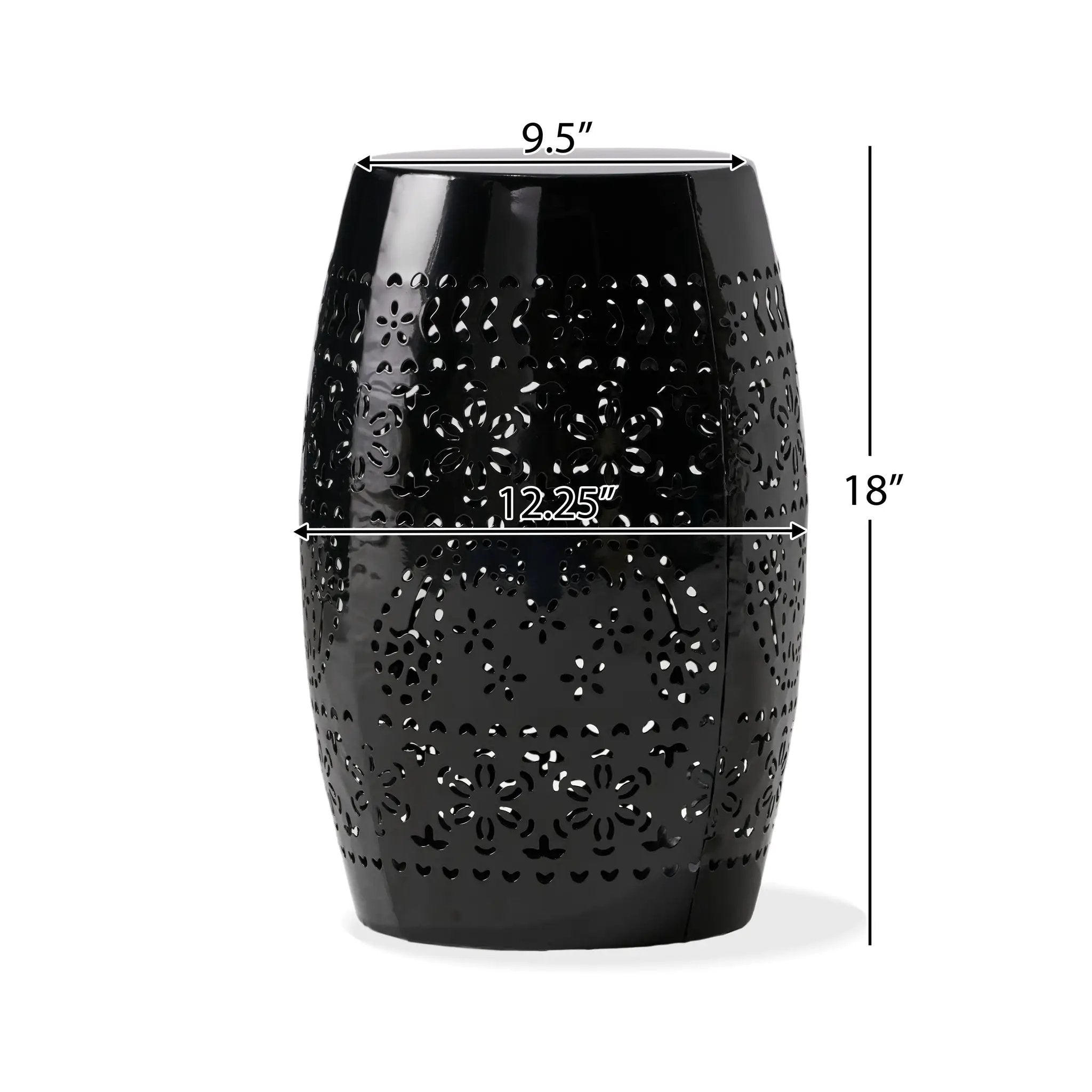 RUBY Side Table — Lace Cut Metal End Table for Outdoor & Indoor Use by HouseOfZazla