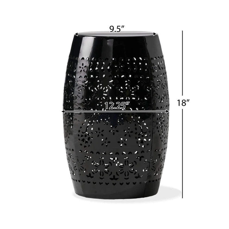 RUBY Side Table — Lace Cut Metal End Table for Outdoor & Indoor Use by HouseOfZazla