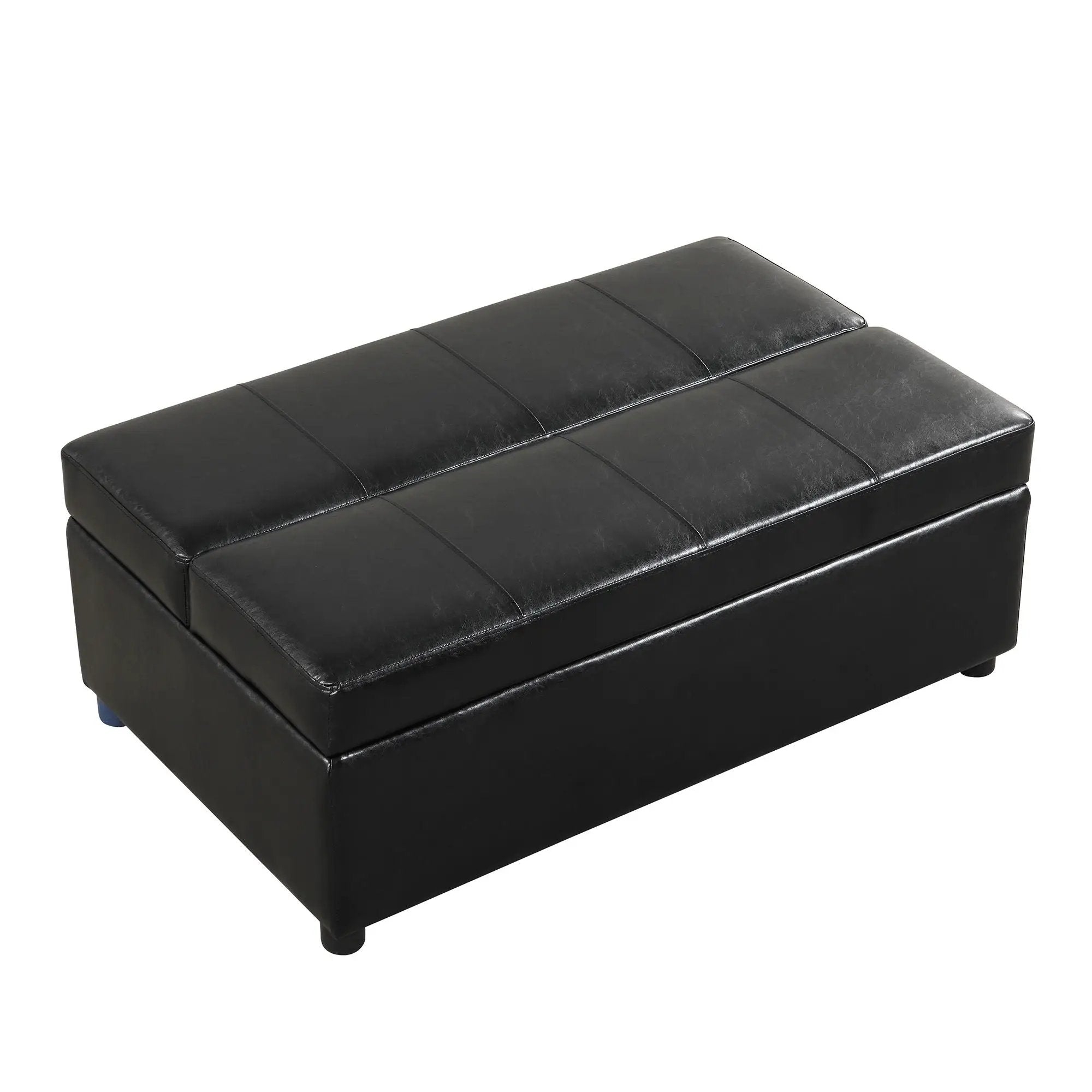 Twin Size Folding Ottoman Sleeper Bed With Mattress Convertible Guest Bed by HouseOfZazla