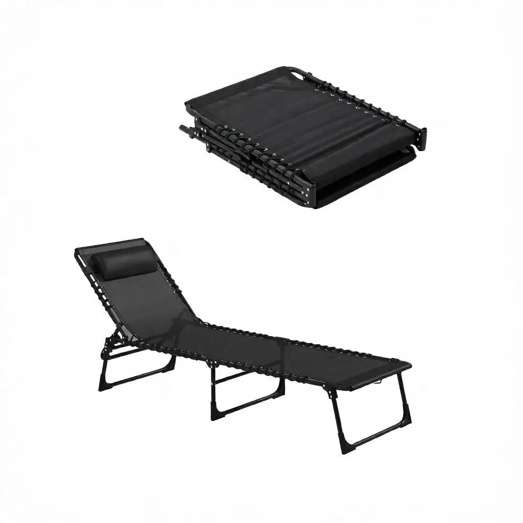 2pcs Folding Chaise Lounge Pool Chairs by HouseOfZazla