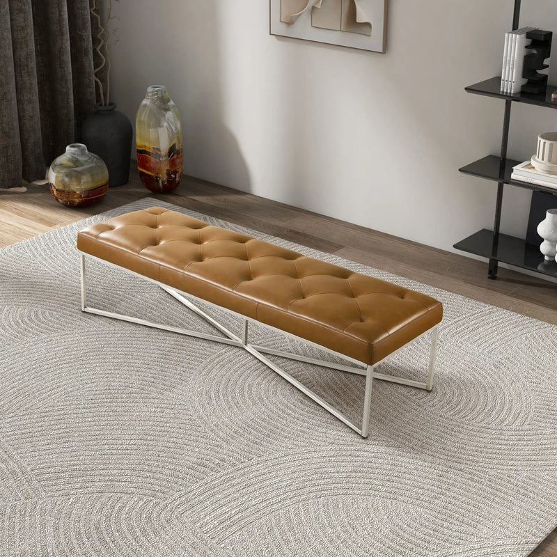 Harper - Bench - Tan by Unique Piece Furniture