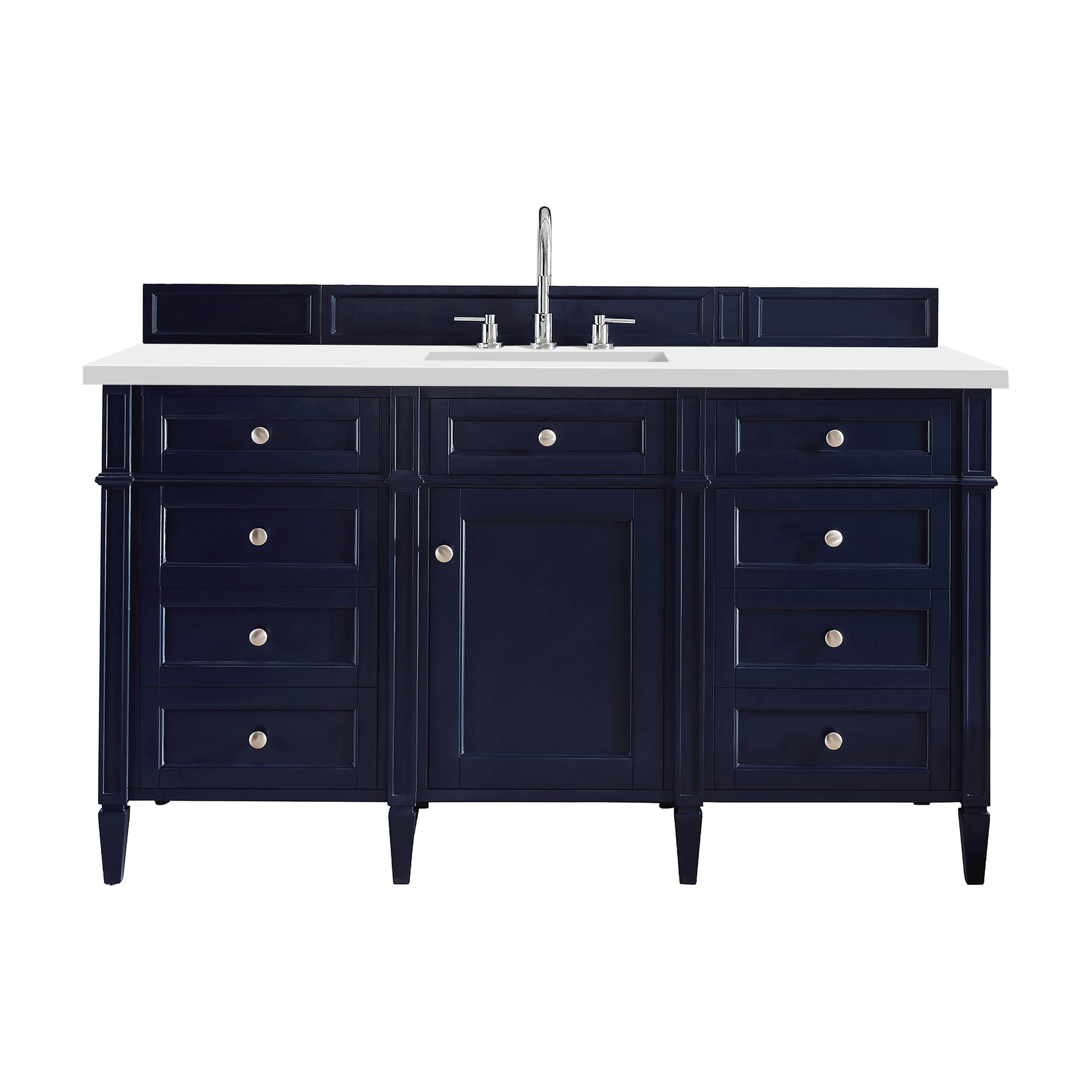 James Martin Brittany 60" Single Bathroom Vanity, Victory Blue, view 33