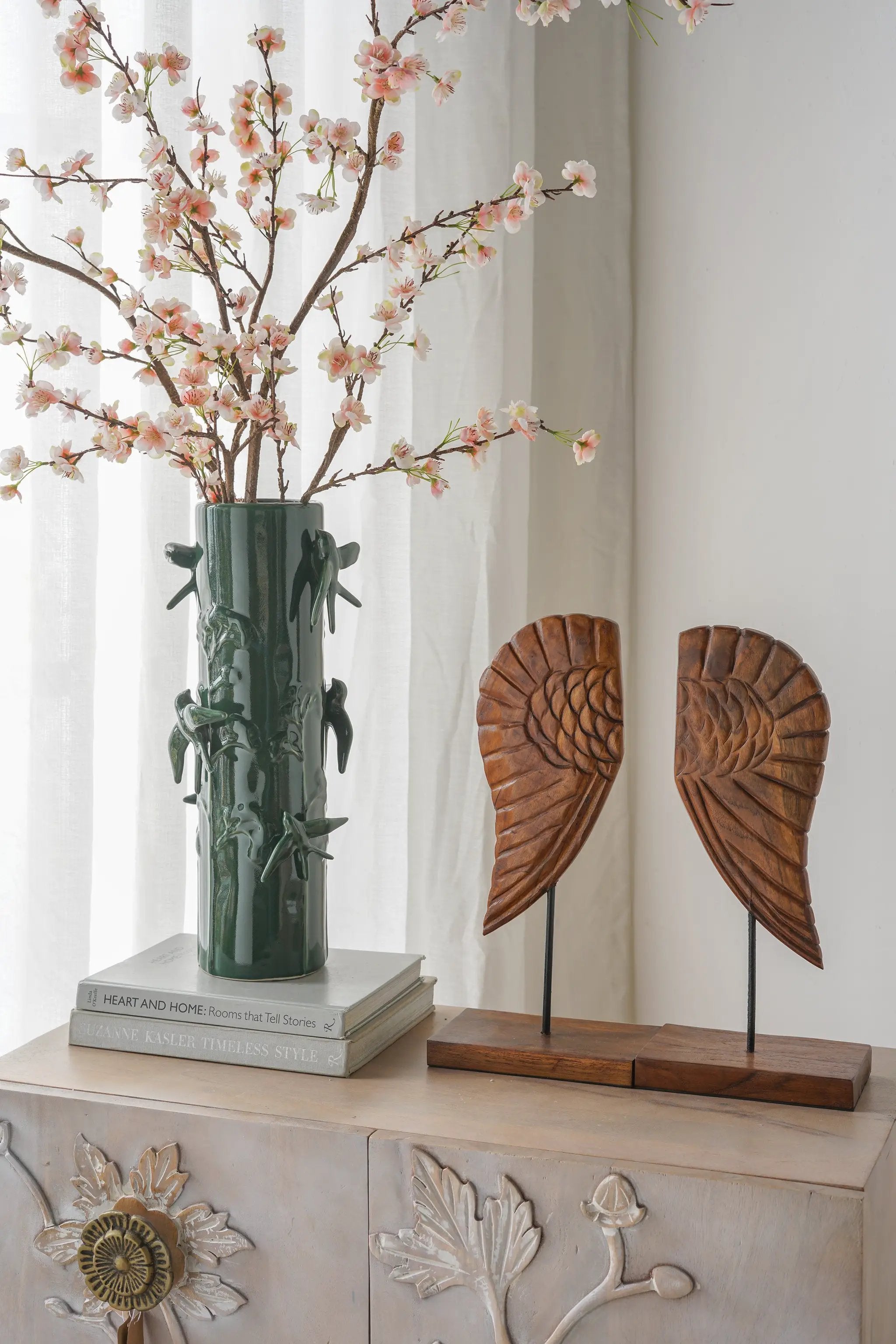 D7.9x18.9" Tall Ceramic Vase by HouseOfZazla