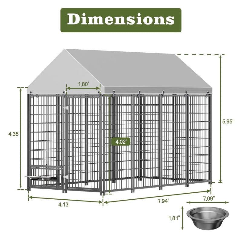 Large Dog Kennel Outdoor Pet Pens by HouseOfZazla