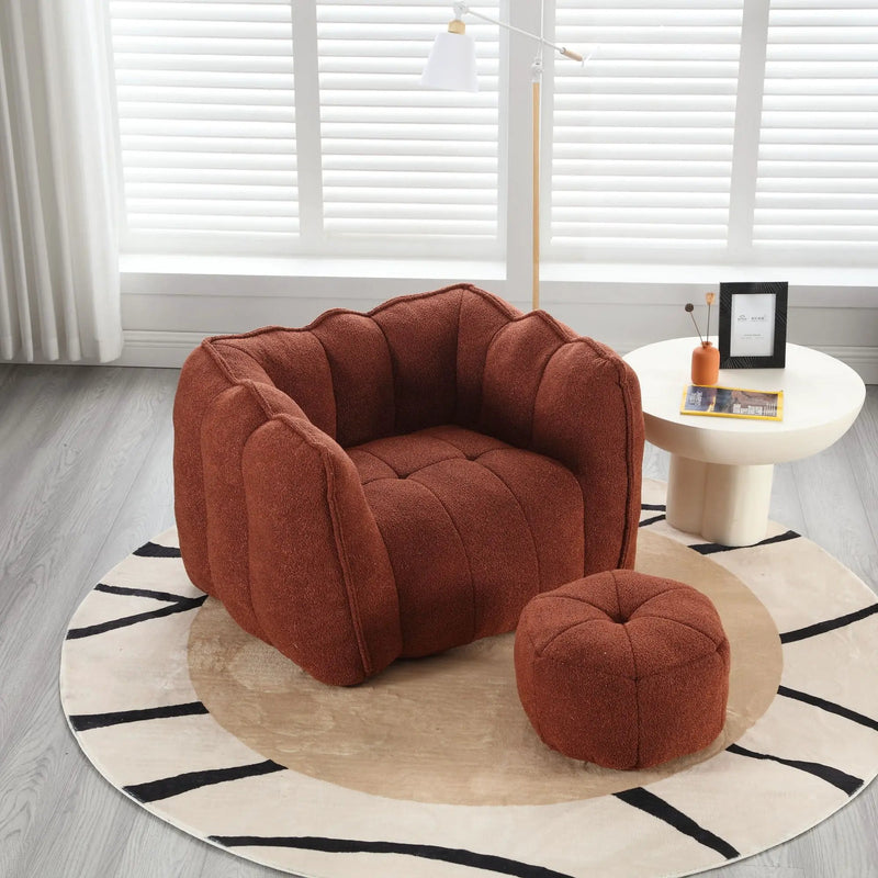 Soft Bean Bag Chair With High Resilient Foam by HouseOfZazla