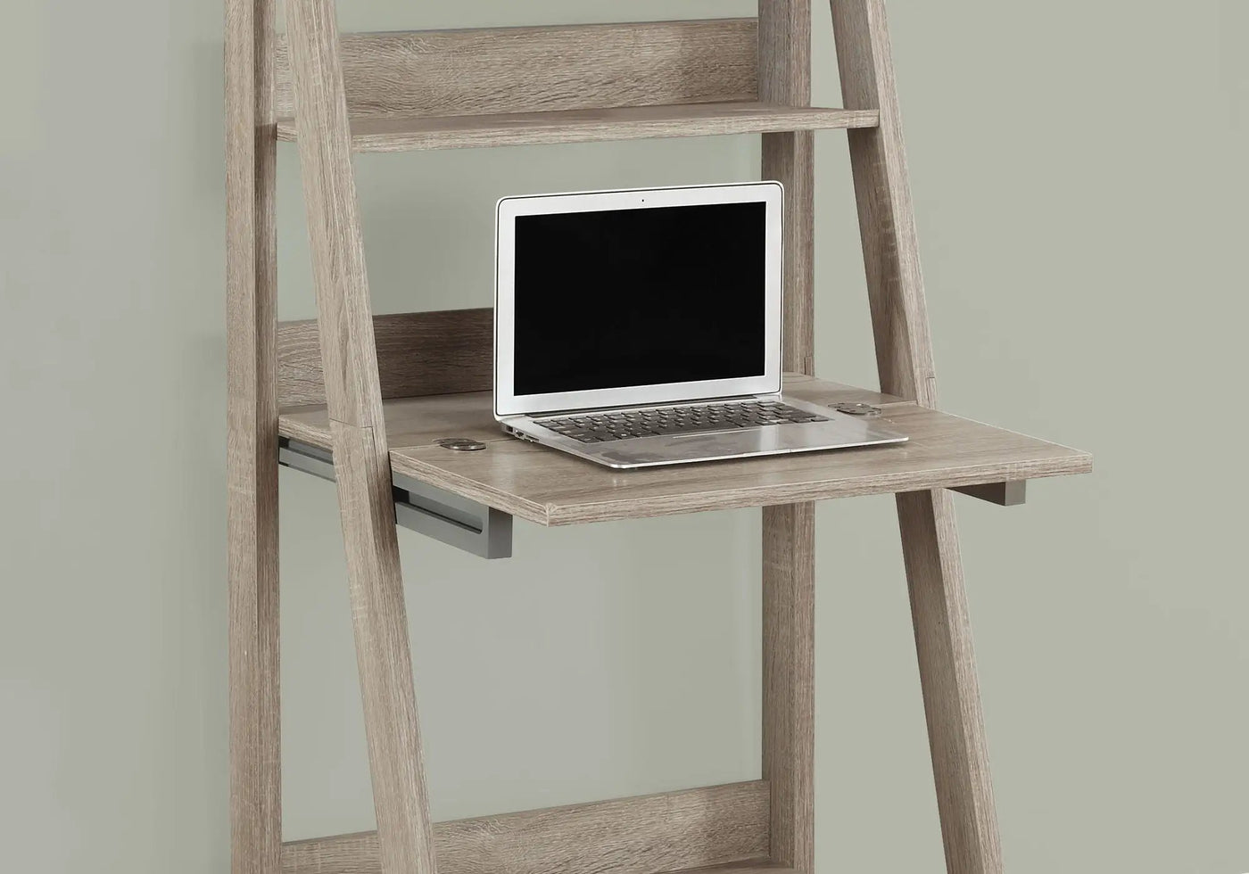 Computer Desk For Home Office, Laptop, Leaning, Storage Shelves by Unique Piece Furniture