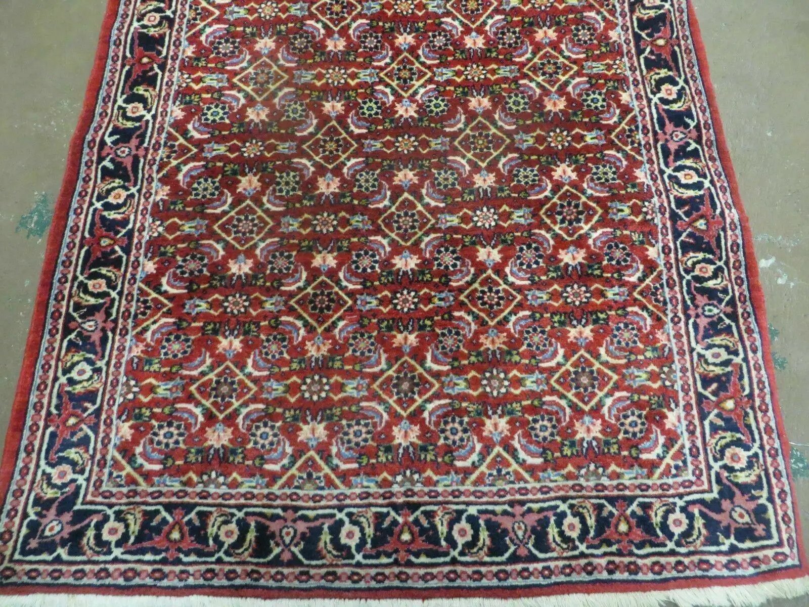 3' X 5' Handmade Knotted Indian Amritsar Floral Oriental Wool Red Rug Organic Nice by Jewel Rugs