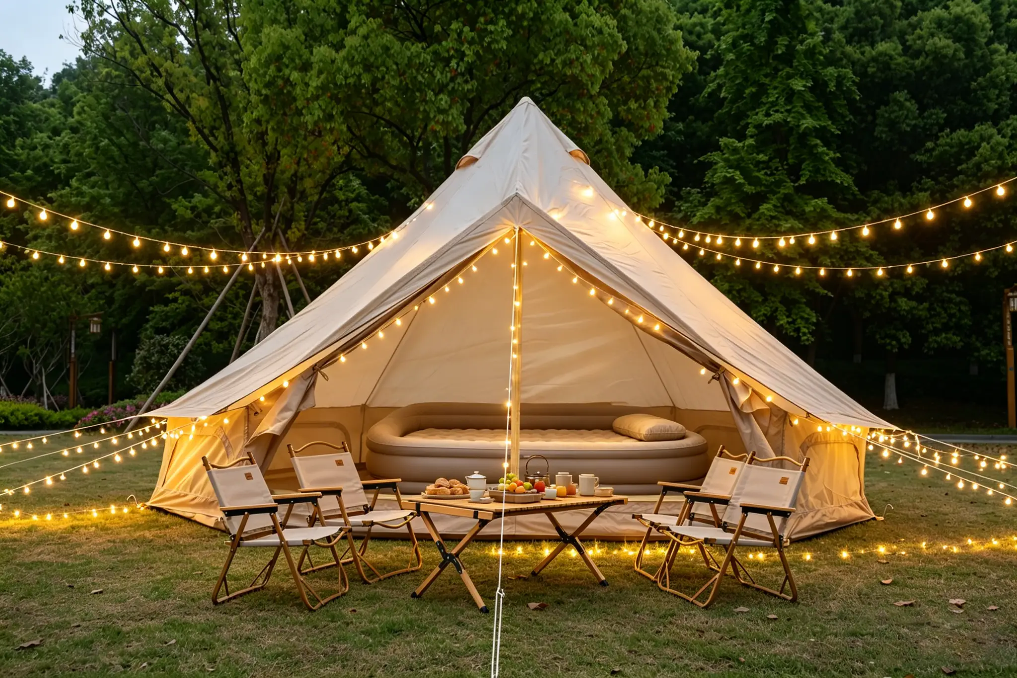 Oxford Bell Tent for Family Camping by HouseOfZazla