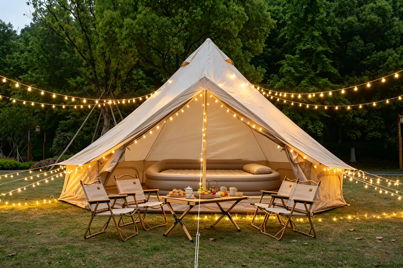 Oxford Bell Tent for Family Camping by HouseOfZazla