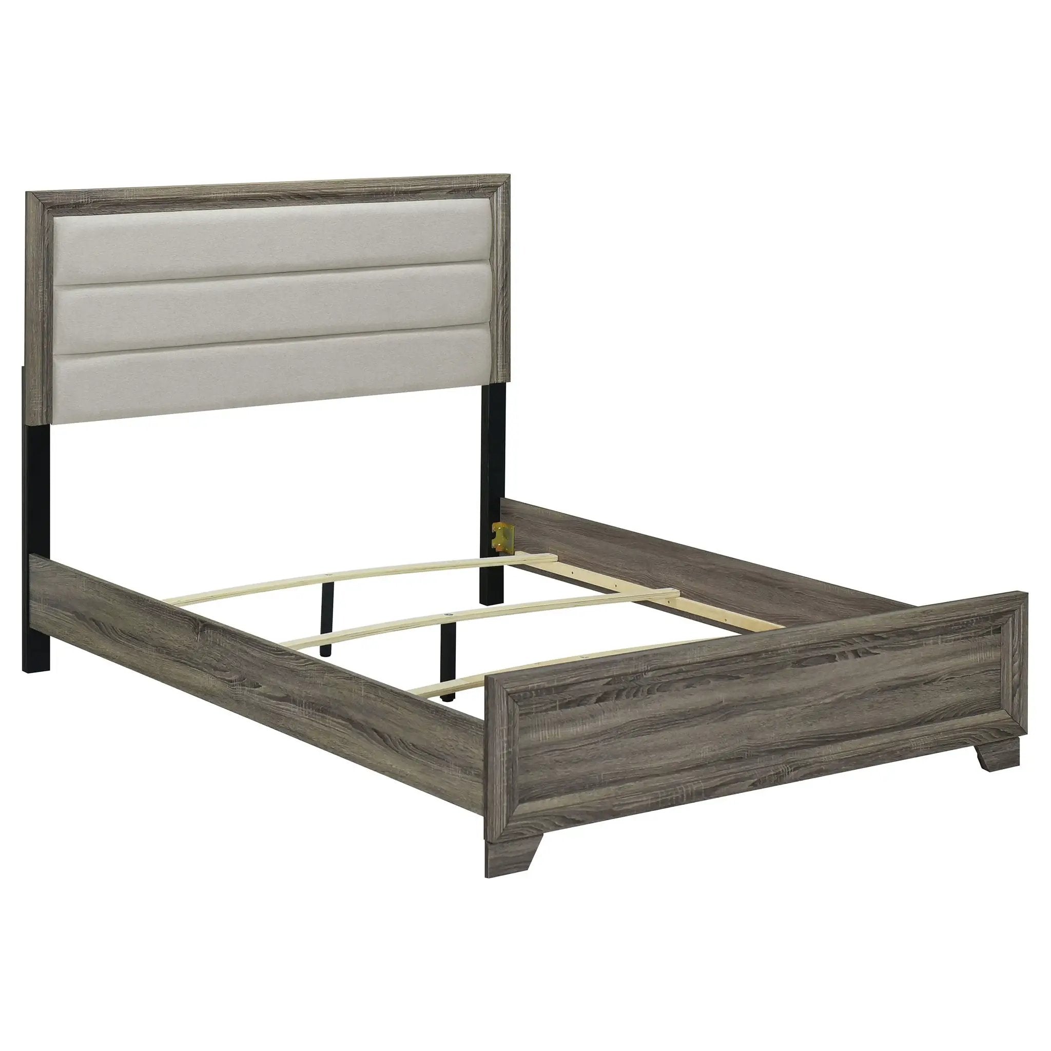 Wright 5-piece California King Bedroom Set Brown Oak by Unique Piece Furniture