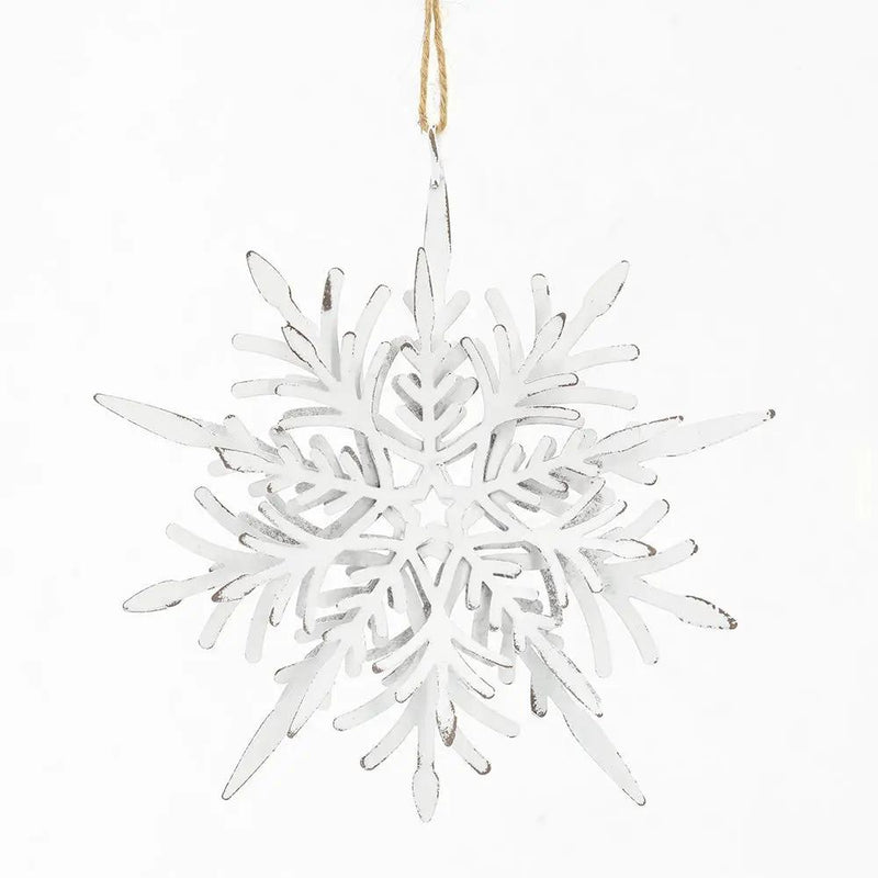 Iron Snowflake Hanger - Set of 6 by HouseOfZazla