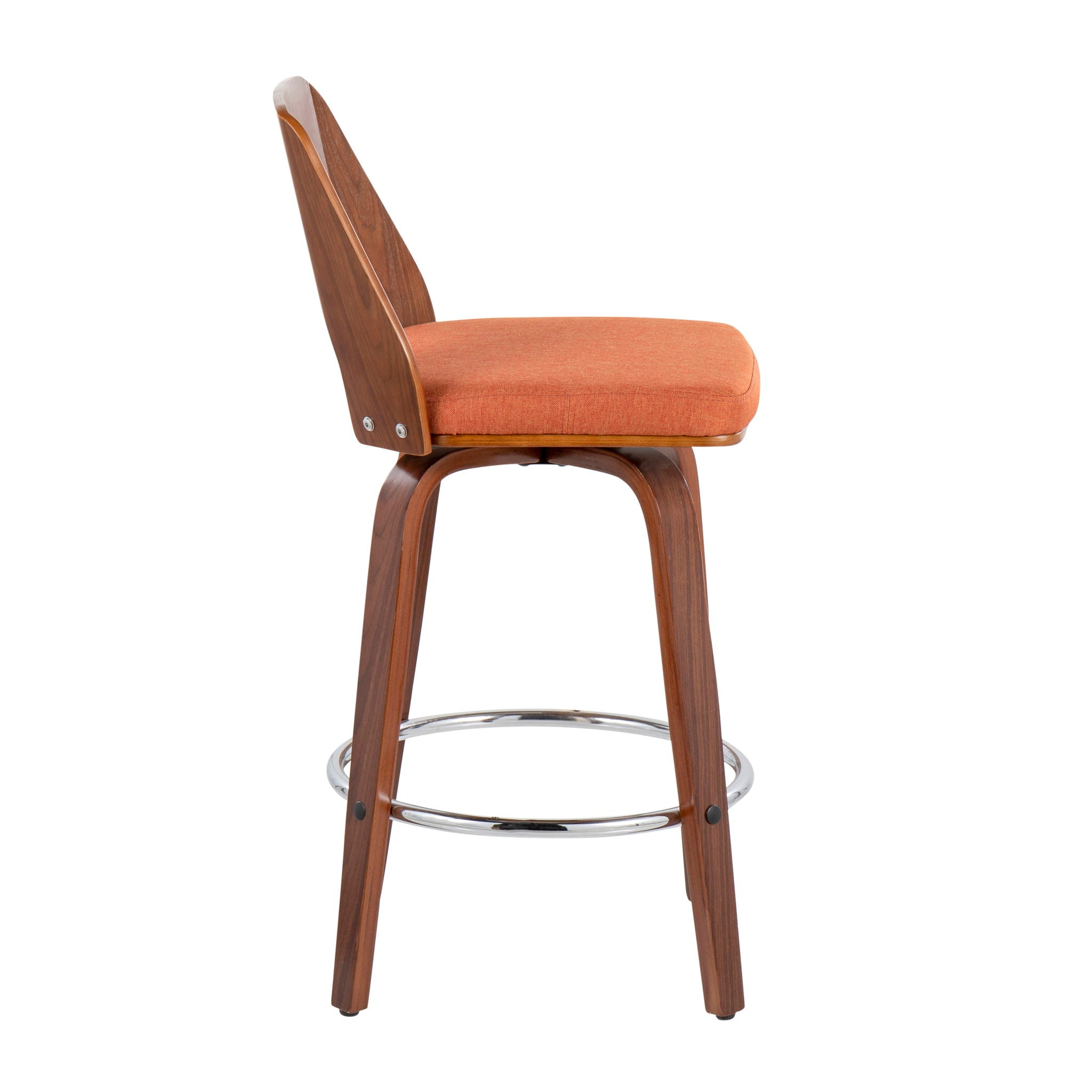 Trilogy - Mid Century Modern Counter Stool (Set of 2) by HouseOfZazla