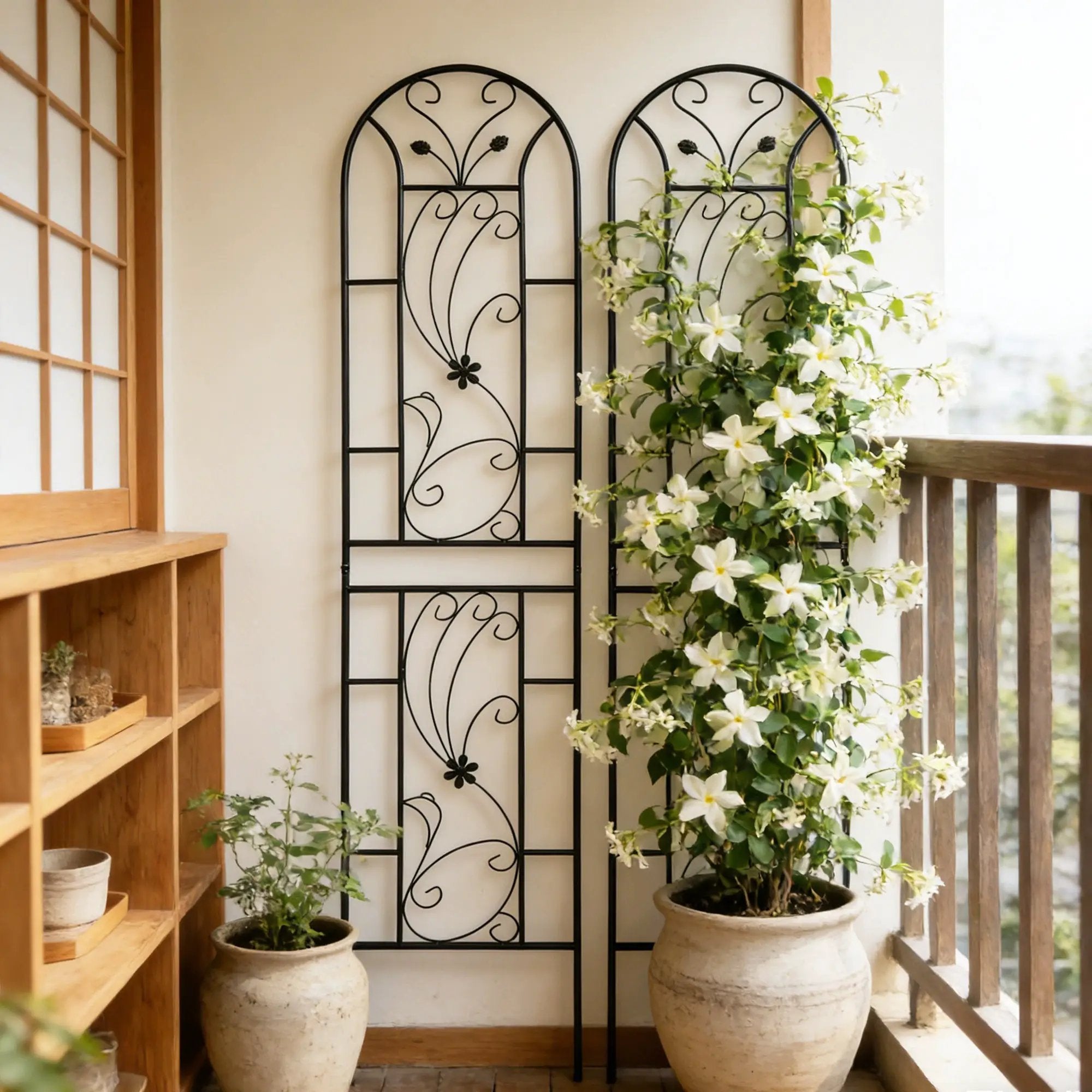 2 Pack Metal Garden Trellis by HouseOfZazla
