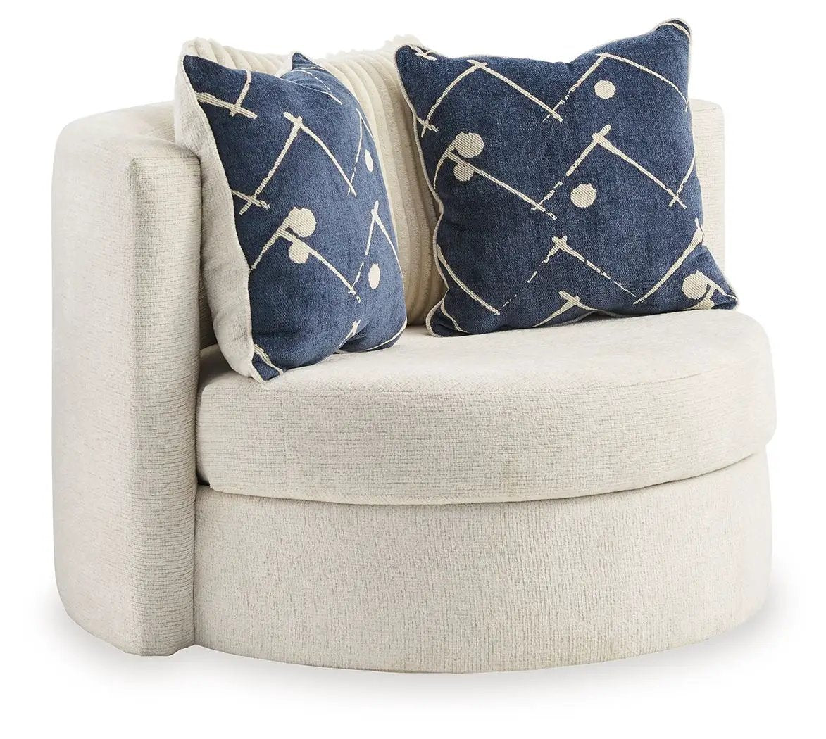 Padova - Swivel Accent Chair - Ivory by Unique Piece Furniture