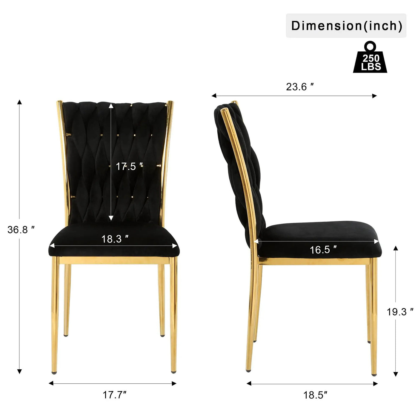 Modern Dining Chair For Dining Room by HouseOfZazla