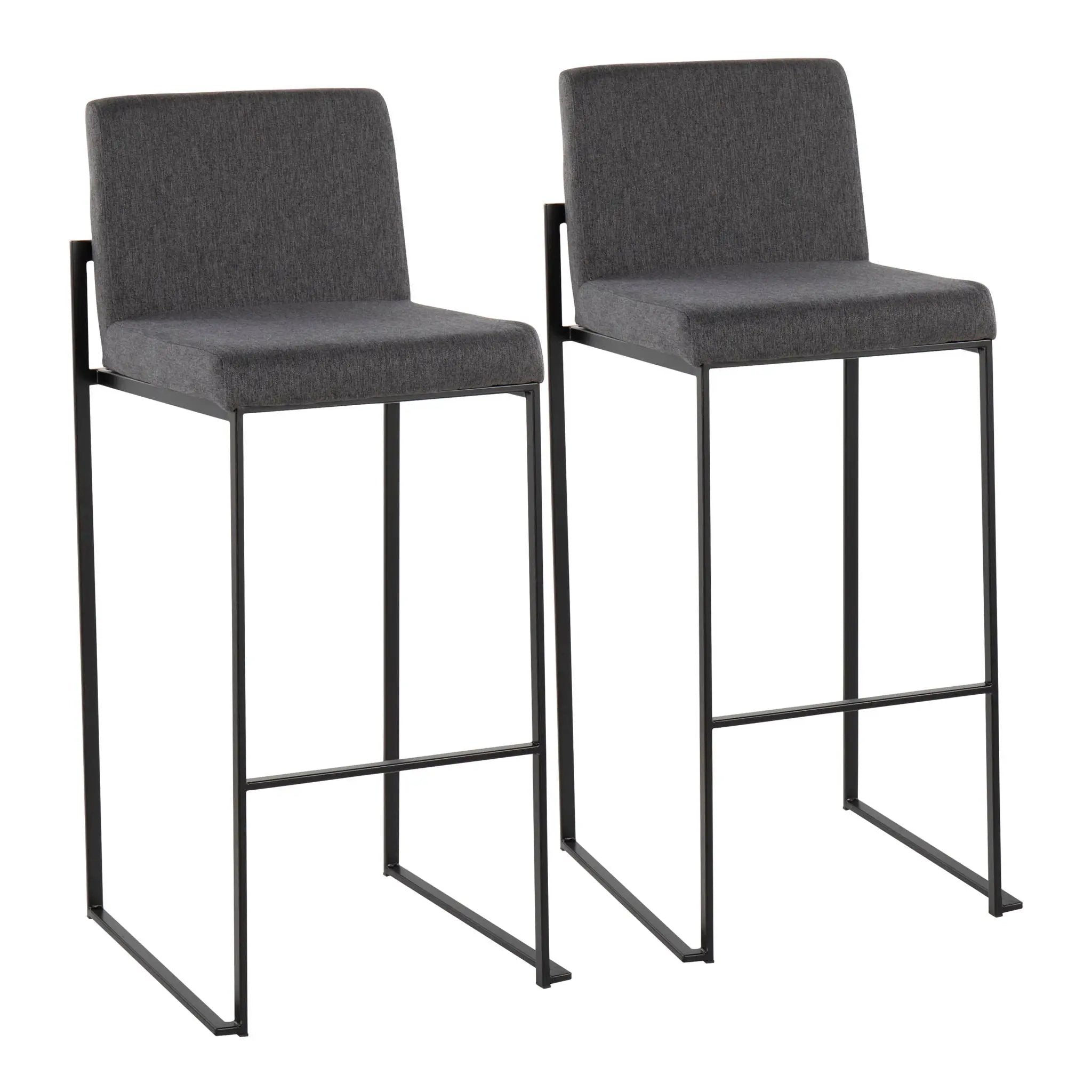 Fuji - Contemporary High Back Barstool Elegant Design by Unique Piece Furniture