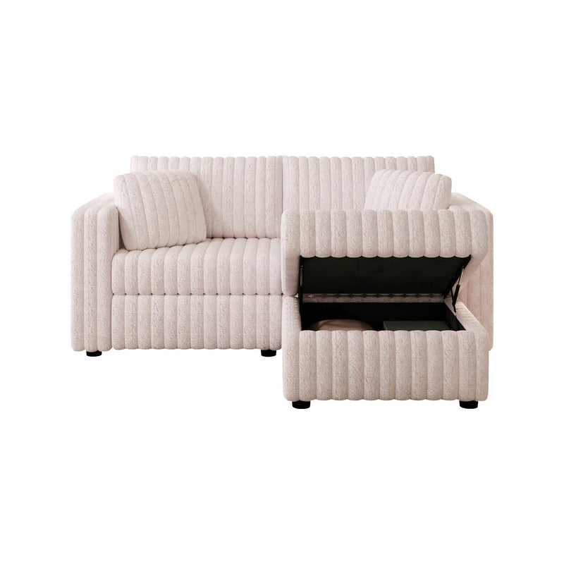 75.6" Soft Modular 2-Person Sofa with Hydraulic Lift by HouseOfZazla