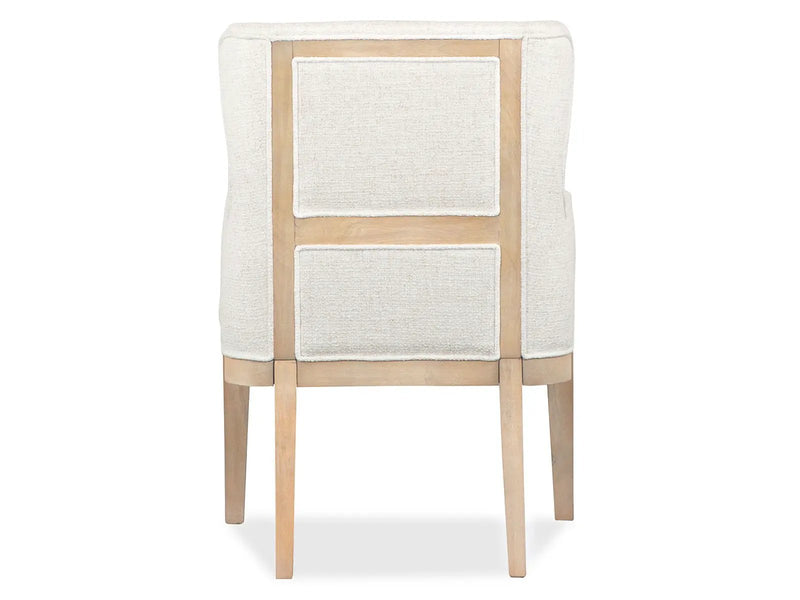 Somerset - Dining Arm Chair With Upholstered Seat & Back (Set of 2) - Butternut and Omari Natural by Unique Piece Furniture