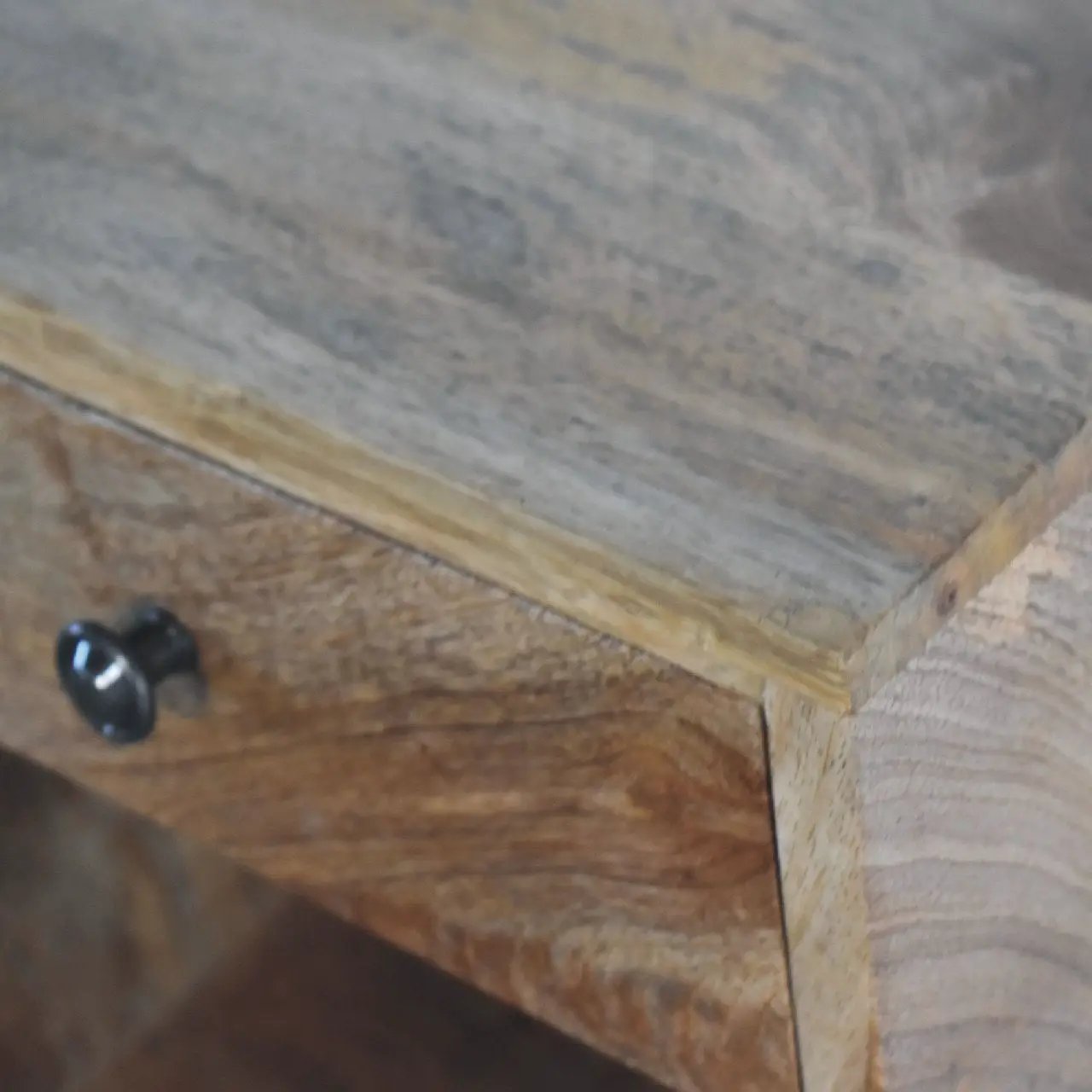 Solid Wood Floating Mini Classic Bedside Table by HouseOfZazla