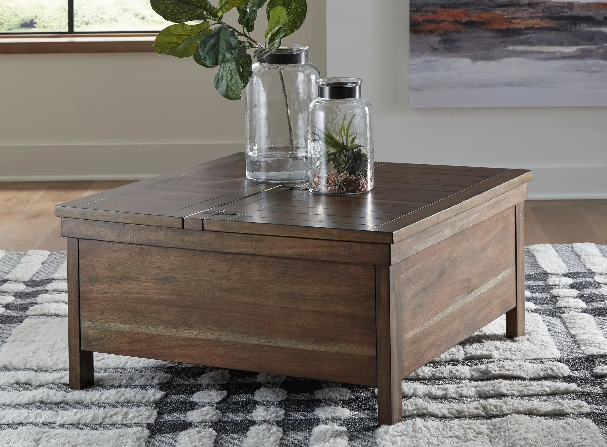 Moriville - Lift Top Cocktail Table - Grayish Brown by Unique Piece Furniture