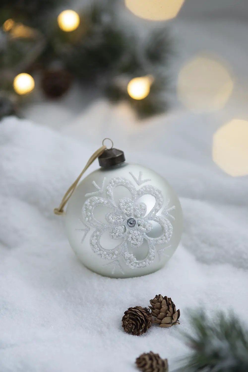 Christmas Ball Ornaments, Hanging Ball Christmas Tree For Holiday Decorations by Unique Piece Furniture