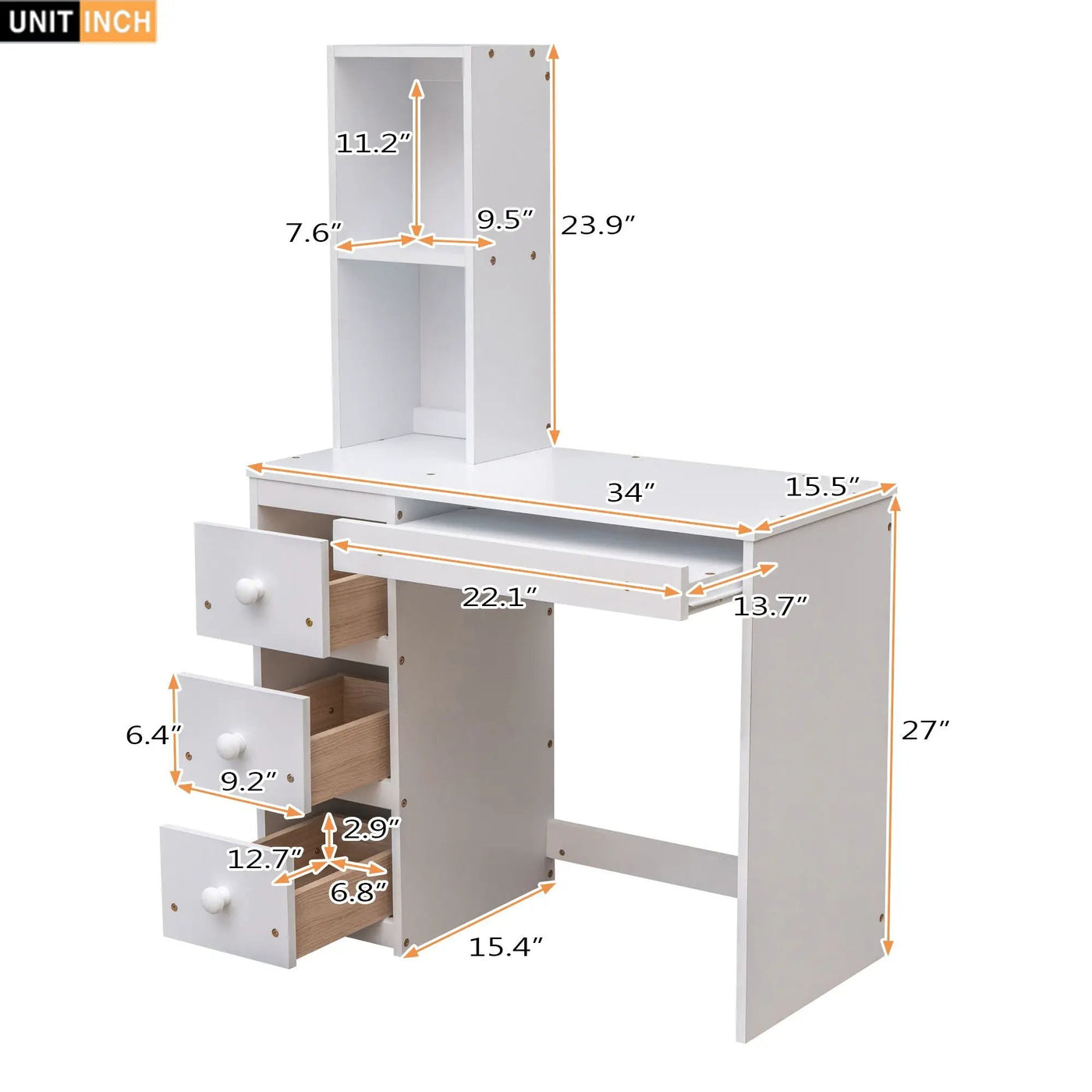 Loft Bed With Stand Alone Bed, Storage Staircase, Desk, Shelves, And Drawers by HouseOfZazla