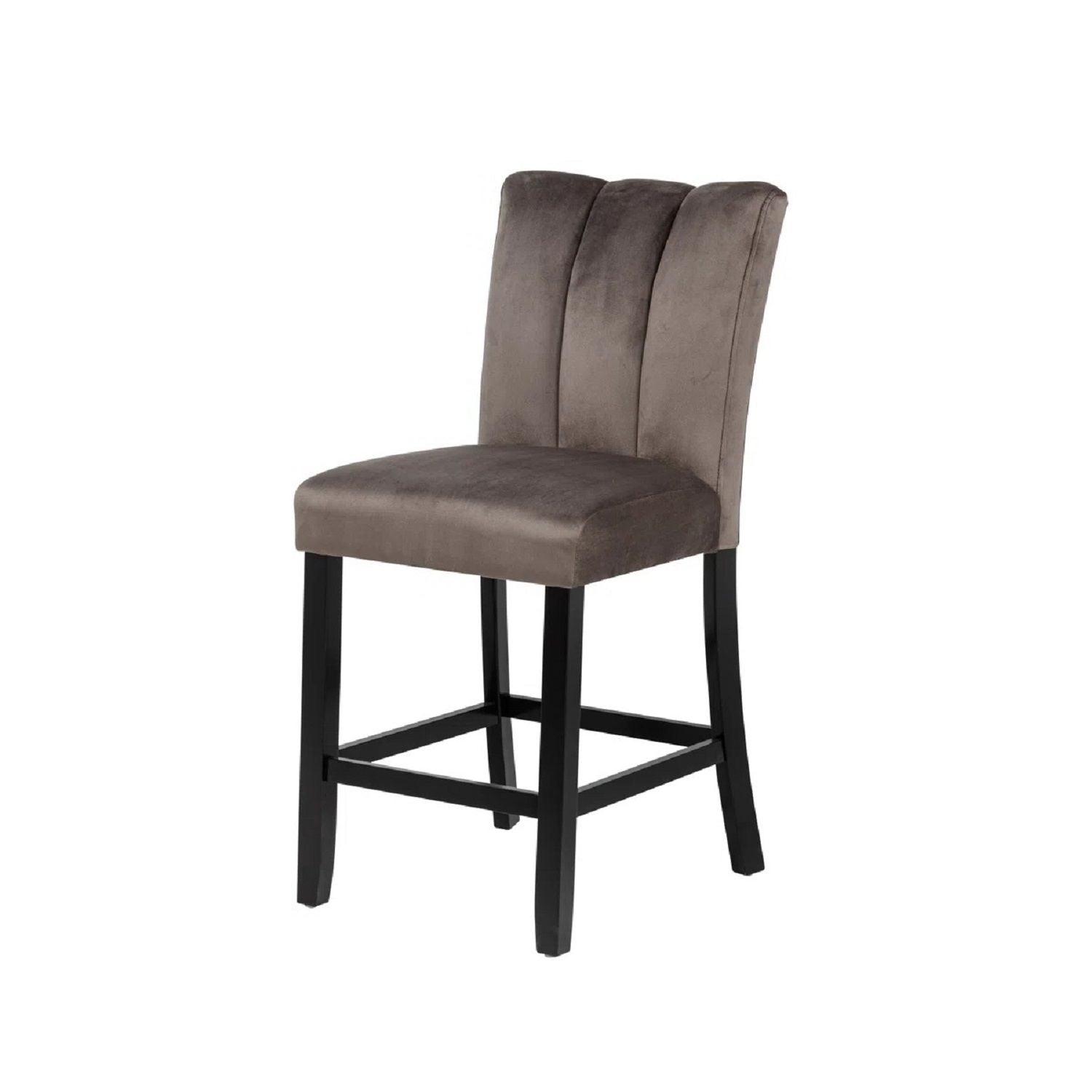 5 Piece Counter Dining Set With Table, Chairs - Black / Brown by HouseOfZazla