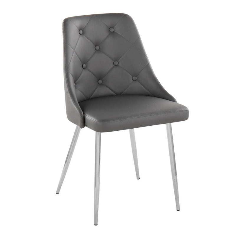Marche - Contemporary Dining Chair With Metal Legs (Set of 2) by Unique Piece Furniture