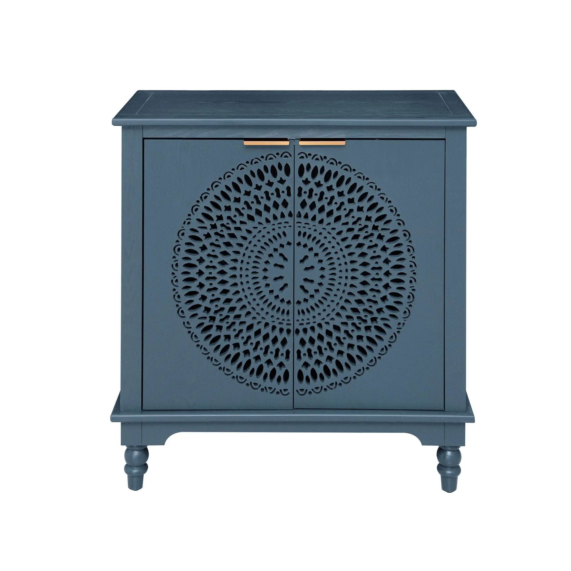 Hollow - Carved 2 Doors Accent Cabinet by HouseOfZazla