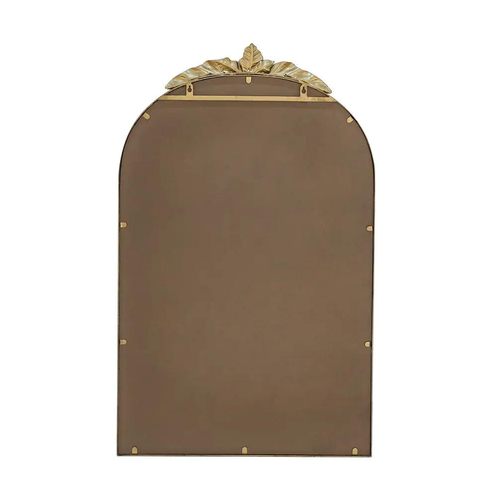 Arched Wall Mirror With Metal Frame, Wall Mirror For Living Room by HouseOfZazla
