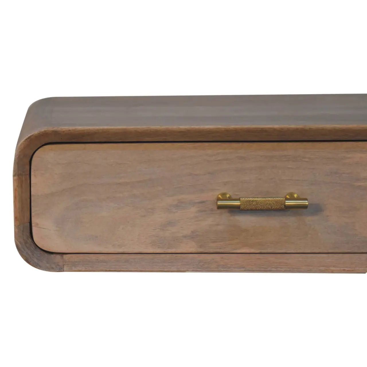 Solid Wood Sonoma T-Bar Wall-Mounted Nightstand, 1-Drawer by HouseOfZazla