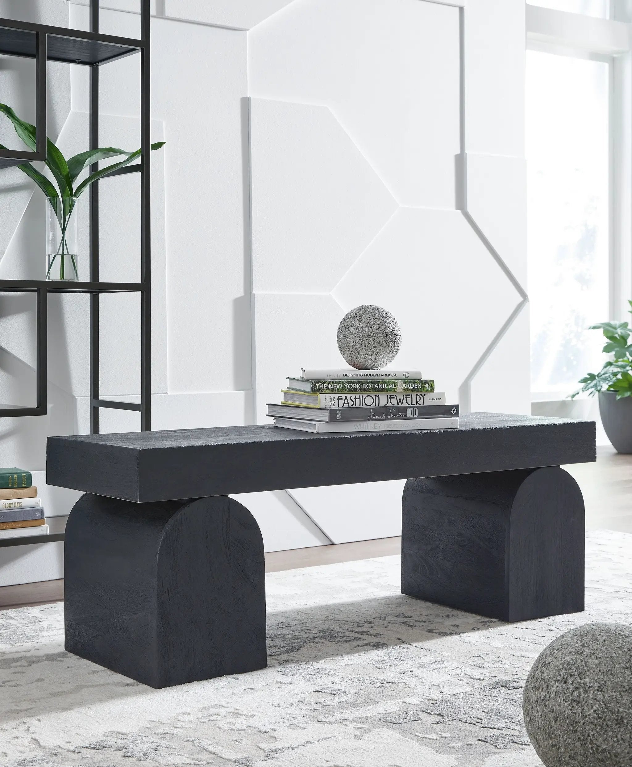 HoLGrove - Accent Bench - Black by Unique Piece Furniture