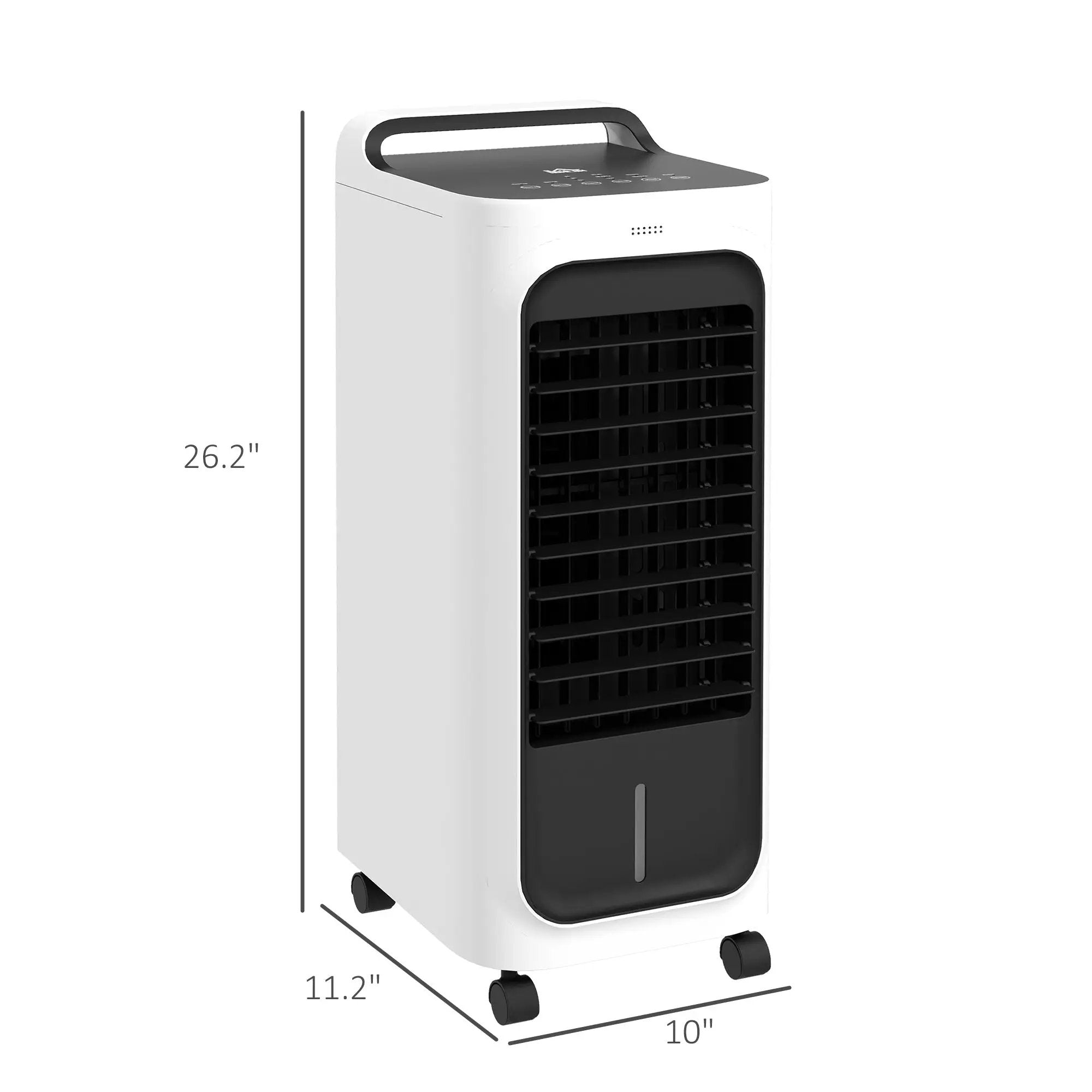 HOMCOM 26" Evaporative Air Cooler with Ice Packs by HouseOfZazla