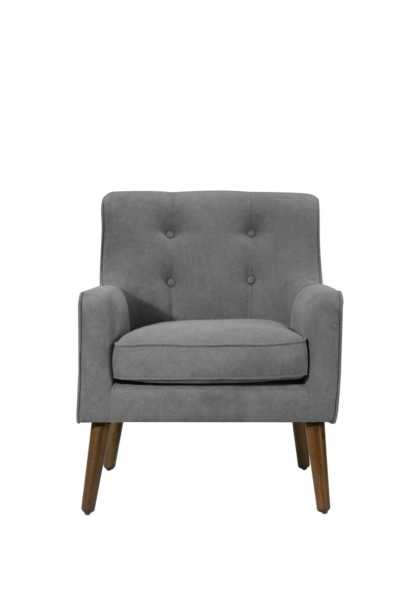 Ryder - Mid Century Modern Woven Fabric Tufted Armchair by Unique Piece Furniture