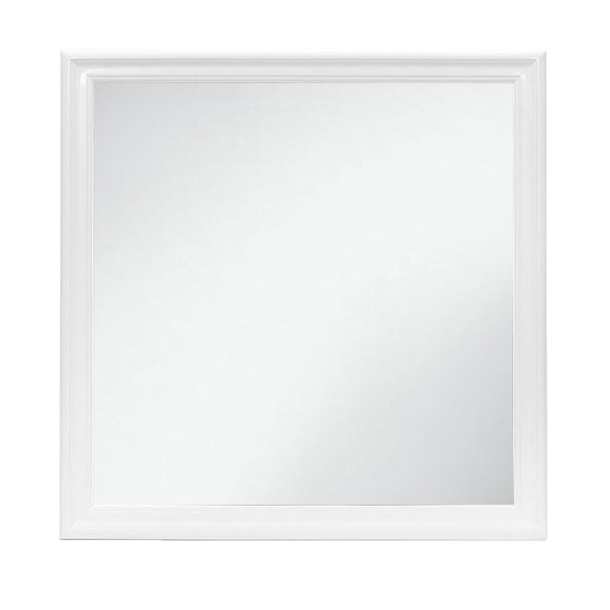 Charlston Mirror with Solid Wood Frame and Tempered Glass - Blue or White, photo 2 of 12