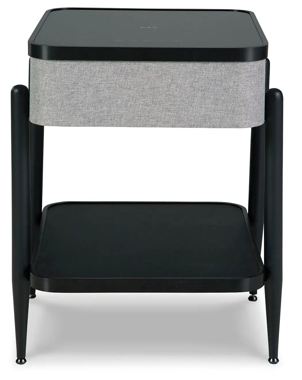 Jorvalee - Accent Table with Speaker - Gray / Black by Unique Piece Furniture