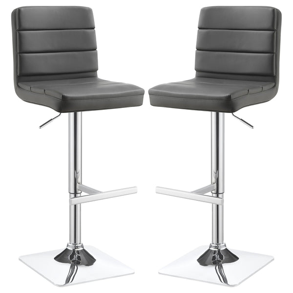 Adjustable Bar Stool (Set of 2) - Gray