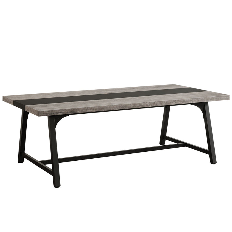 Modern Rectangular Conference Table For 6 - 8 People, Office Executive Desk
