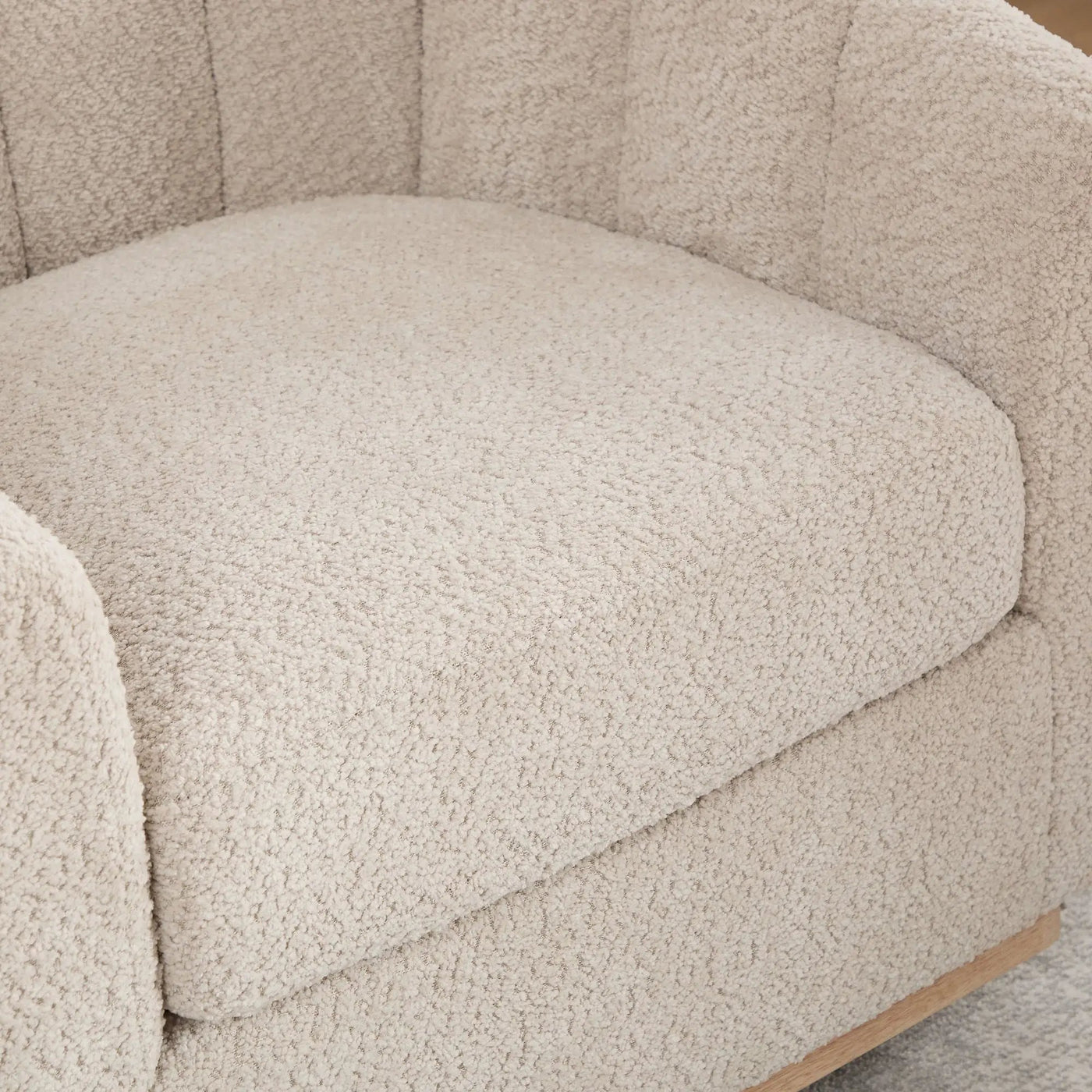 Swivel Upholstered Barrel Chair With Metal Base by HouseOfZazla
